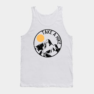 Take A Hike, Funny Hiking Aesthetic Design Tank Top